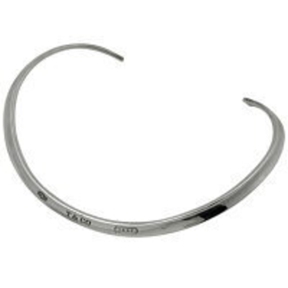 Tiffany Co Omega Choker Necklace Sterling Silver